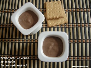 ptits pots de crème au chocolat (et au tofu soyeux)